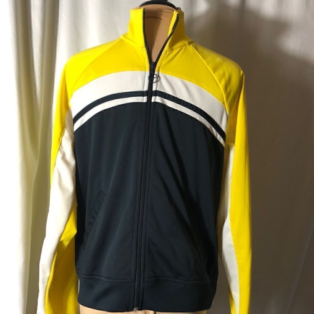 Unisex kids full zip athletic jacket size M